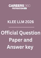 KLEE LLM 2026 Question Paper and Answer Key