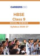 HBSE 9th Social Science Syllabus 2026-27