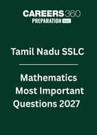 Tamil Nadu SSLC Mathematics Most Important Questions 2027 PDF