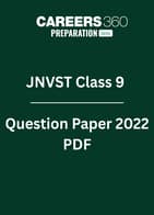 JNVST Class 9 Question Paper 2022 PDF Download