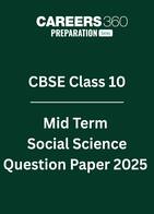CBSE Class 10 Social Science Mid Term Question Paper 2025 PDF