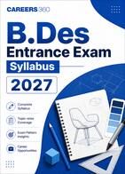 B.Des Entrance Exam Syllabus 2027