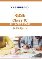 RBSE Class 10 Syllabus 2026-27 (All Subjects)