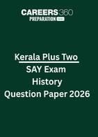 Kerala Plus Two SAY Exam History Question Paper 2026