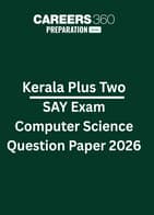 Kerala Plus Two SAY Exam Computer Science Question Paper 2026