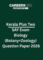 Kerala Plus Two SAY Exam Botany Question Paper 2026