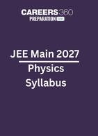 JEE Main 2027 Physics Syllabus