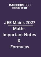 JEE Main 2027 Maths Important Notes & Formulas