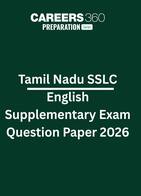 Tamil Nadu SSLC English Supplementary Exam Question Paper 2026