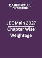 JEE Main  2027 Chapter Wise Weightage