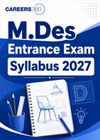 M.Des Entrance Exam Syllabus 2027