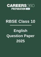 RBSE Class 10 English Question Paper 2025