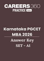 Karnataka PGCET MBA 2026 Answer Key (A1)
