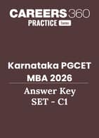 Karnataka PGCET MBA 2026 Answer Key (C1)