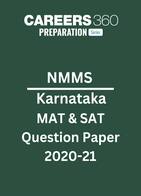 NMMS Karnataka Question Paper 2020–21