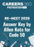 Allen Re-NEET 2026 Answer Key PDF for Code 50