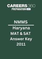 NMMS Haryana Answer Key 2011