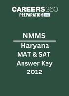 NMMS Haryana Answer Key 2012