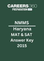 NMMS Haryana Answer Key 2015