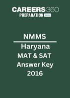 NMMS Haryana Answer Key 2016
