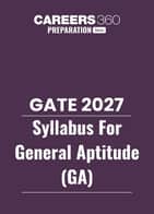 GATE 2027 syllabus for General Aptitude (GA)
