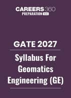 GATE 2027 Syllabus for Geomatics Engineering (GE)