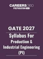GATE 2027 Syllabus for Production and Industrial Engineering (PI)