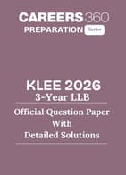 KLEE 3-year LLB 2026 Question Paper with Solutions