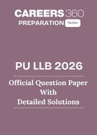 PU LLB 2026 Official Question Paper with Detailed Solutions