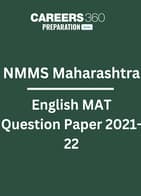 NMMS Maharashtra English MAT Question Paper 2021-22 PDF