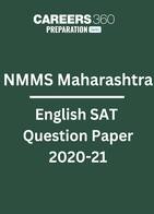 NMMS Maharashtra English SAT Question Paper 2020-21 PDF
