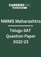 NMMS Maharashtra Telugu SAT Question Paper 2022-23 PDF