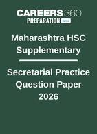 Maharashtra HSC Supplementary Secretarial Practice Question Paper 2026