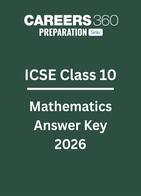 ICSE Class 10 Mathematics Answer Key 2026