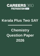 Kerala Plus Two SAY Chemistry Question Paper 2026