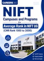 NIFT Campuses and Programs for Average Rank in NIFT UG (CMR 1000 to 3000)