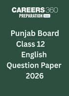 PSEB Class 12 English Question Paper 2026