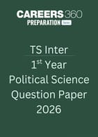 TS Inter 1st Year Political Science Question Paper 2026
