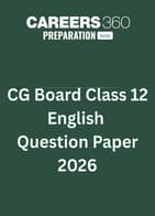 CG Board Class 12 English Question Paper 2026