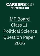 MP Board Class 11 Political Science Question Paper 2026