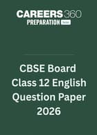 CBSE Board  Class 12 English Question Paper 2026