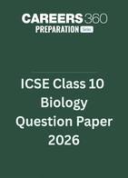 ICSE Class 10 Biology Question Paper 2026