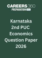 Karnataka 2nd PUC Economics Question Paper 2026