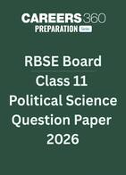RBSE Class 11 Political Science Question Paper 2026