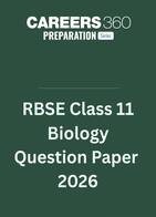 RBSE Class 11 Biology Question Paper 2026