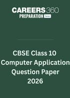 CBSE Class 10 Computer Application Question Paper 2026