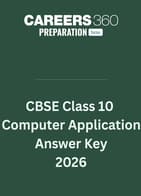 CBSE Class 10 Computer Application Answer Key 2026