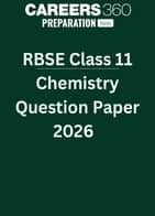 RBSE Class 11 Chemistry Question Paper 2026