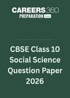 CBSE Class 10 Social Science  Question Paper 2026