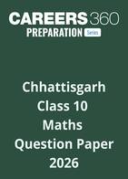 CGBSE 10th Maths Question Paper 2026